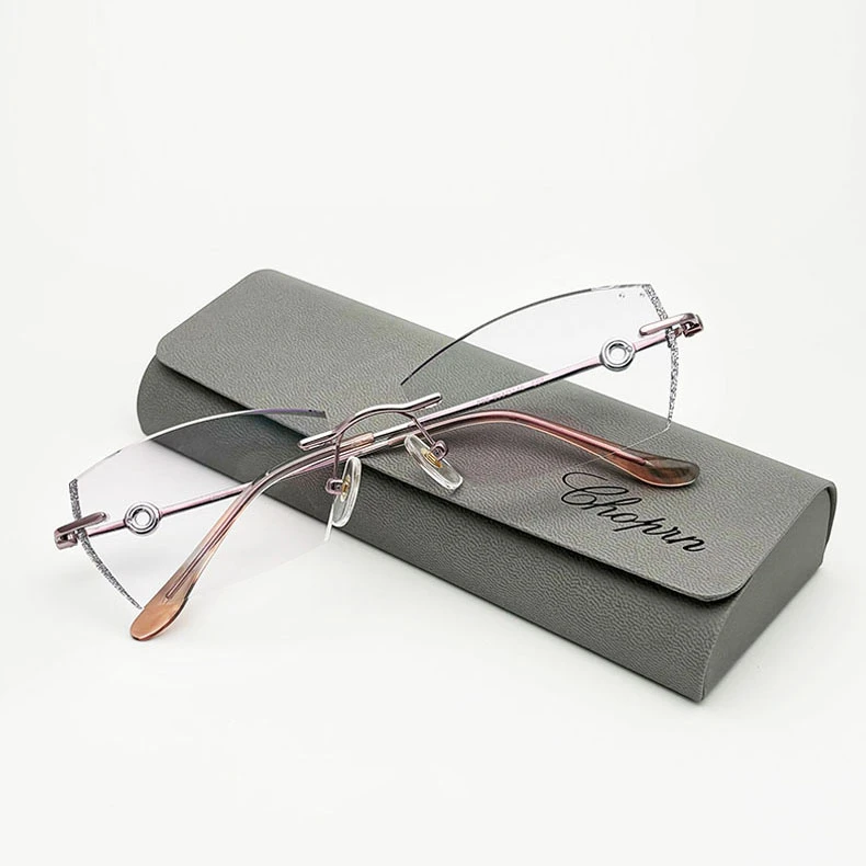 CHOPIN肖邦眼镜女款超轻钛架时尚网红圆框框镜钛镜P90-903-C07