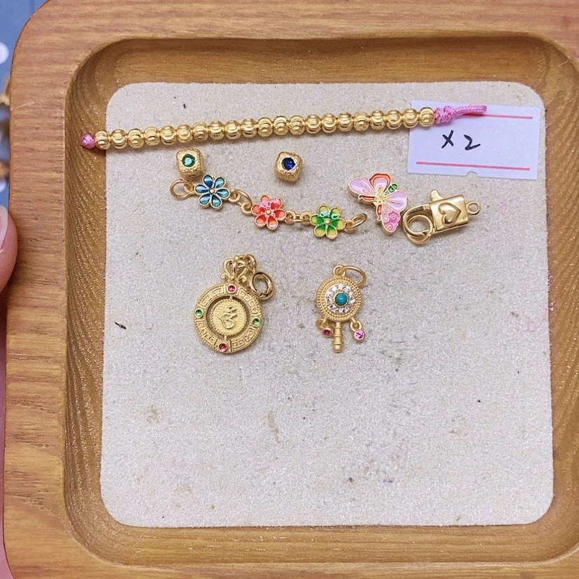 【闪购商品】水晶珠宝半成品银S925镶嵌枣*