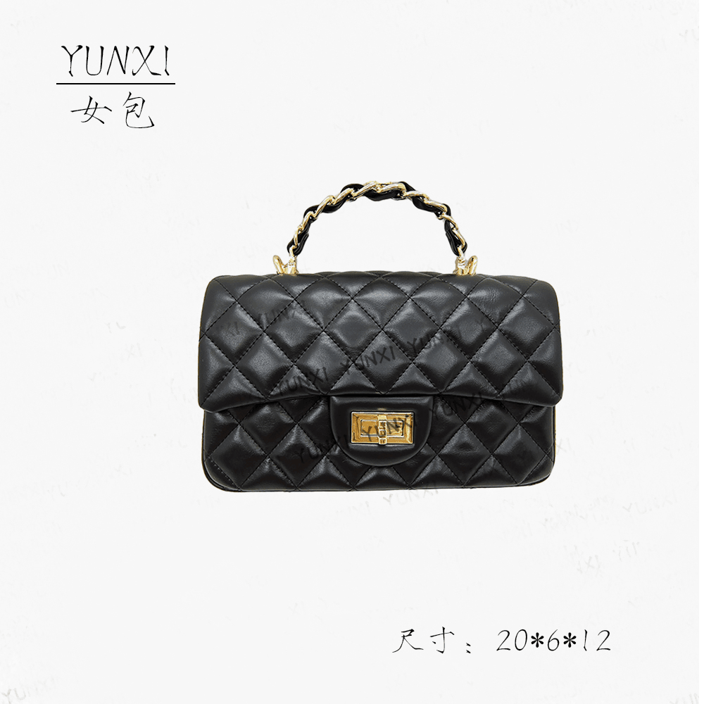 【云溪推荐】MoMo沫沫#2024黑色时尚女士气质斜挎单肩包