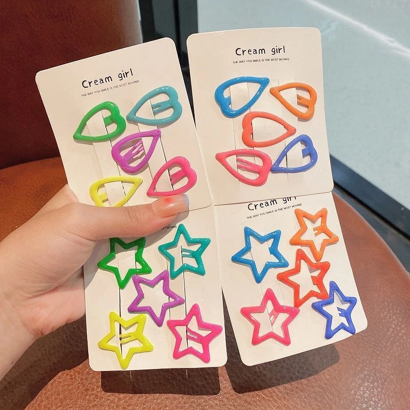 儿童夜光发夹宝宝碎发发卡可爱小女孩刘海bb夹发饰宝宝不伤发头饰