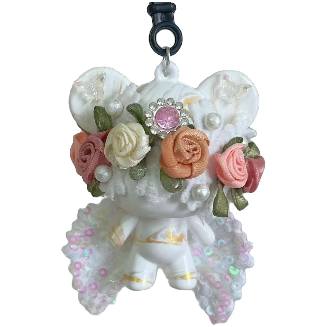 【公主款K001--K200号】流体小熊钥匙扣 手工创意摆件孤品