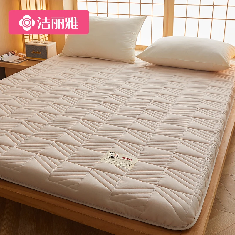 洁丽雅大豆纤维床垫软垫榻榻米垫子地铺睡垫学生宿舍单人褥子床垫