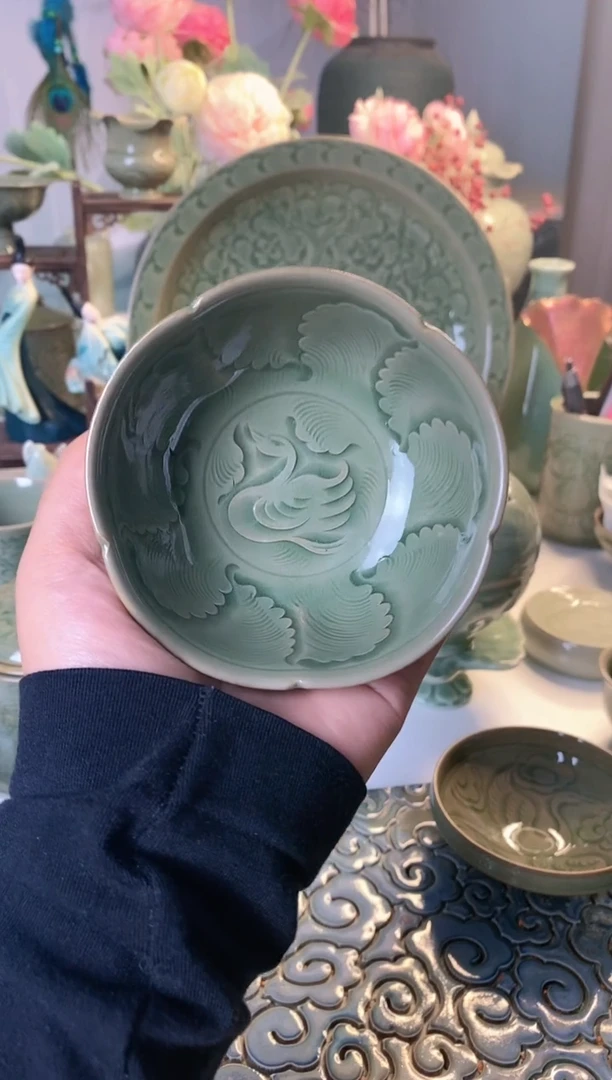 【闪购商品】杯礼盒装900070【5道折楞花口杯
