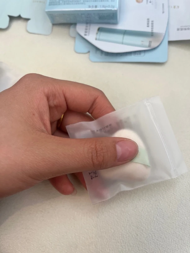 彩棠原装白色粉扑腮红遮瑕指扑蜜粉扑粉底液粉扑美妆蛋底妆粉扑