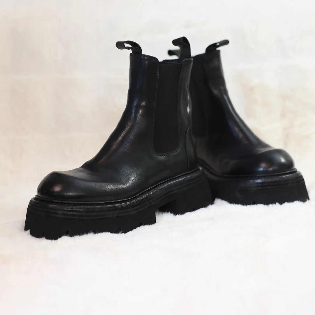 阿春原创设计休闲厚底时尚短靴