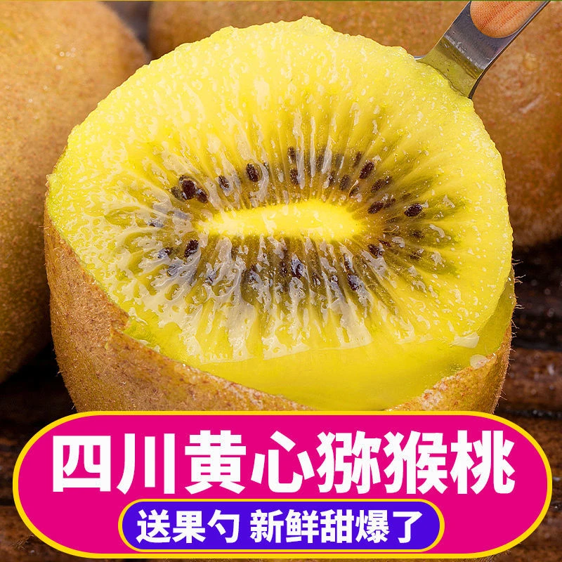 【顺丰包邮】四川G3金果猕猴桃奇异果新鲜孕妇水果新鲜纯甜不酸现发