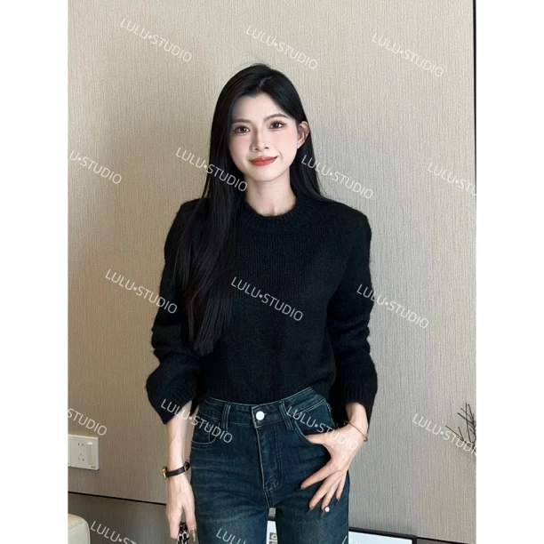 【lulu新品】正肩显瘦高级感百搭毛衣