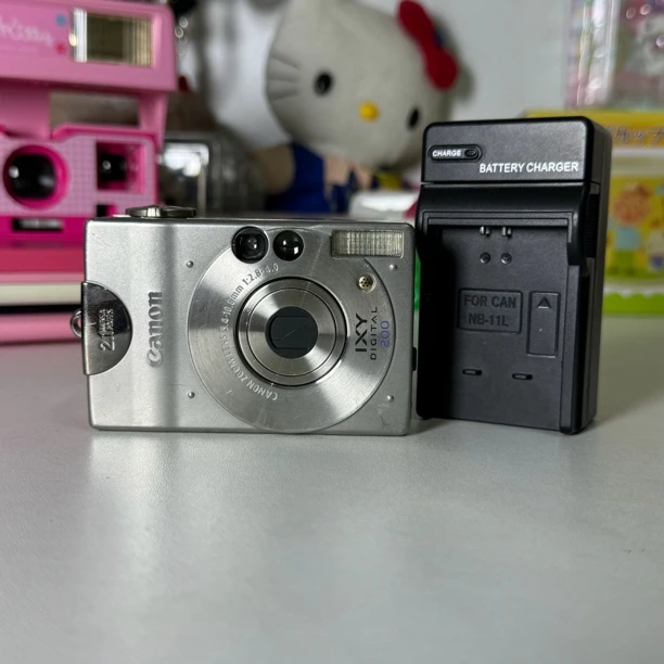 95新 Canon/佳能 佳能ixy200 银色 日文英文版 千玺同款ccd迷你