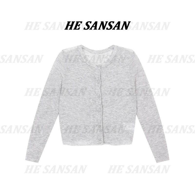 【SANSAN】气质长袖轻奢时尚简约百搭防晒开衫DY-3274