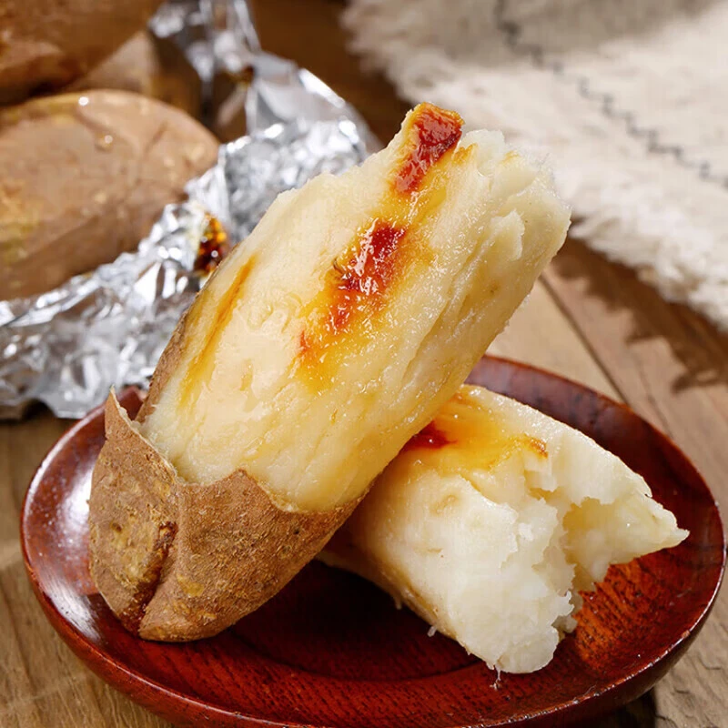 正宗河南哈密冰糖心白心蜜薯新鲜现挖粉糯甘甜