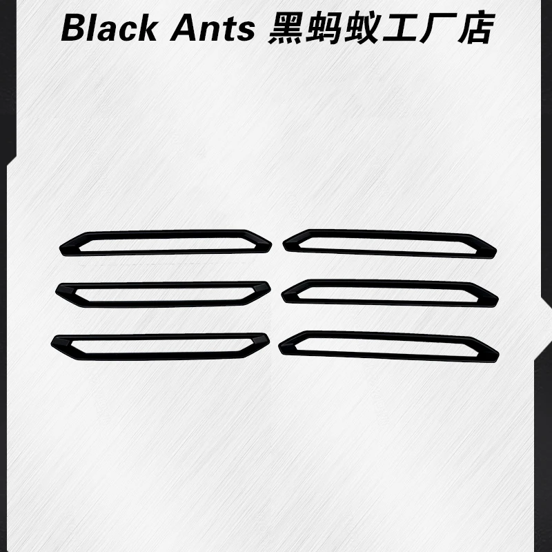 捷途车顶行李条装饰盖黑武士改装专用行李架拖车钩黑化黑蚂蚁