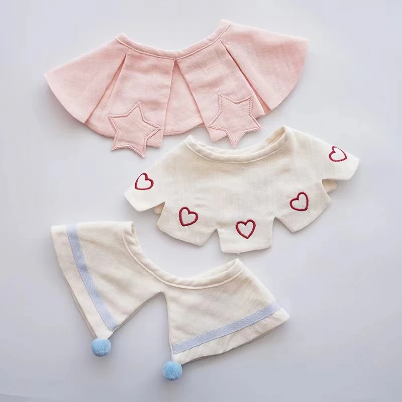 婴儿宝宝围嘴口水巾棉围兜防水新生婴儿可旋转夏季薄款春夏婴幼儿