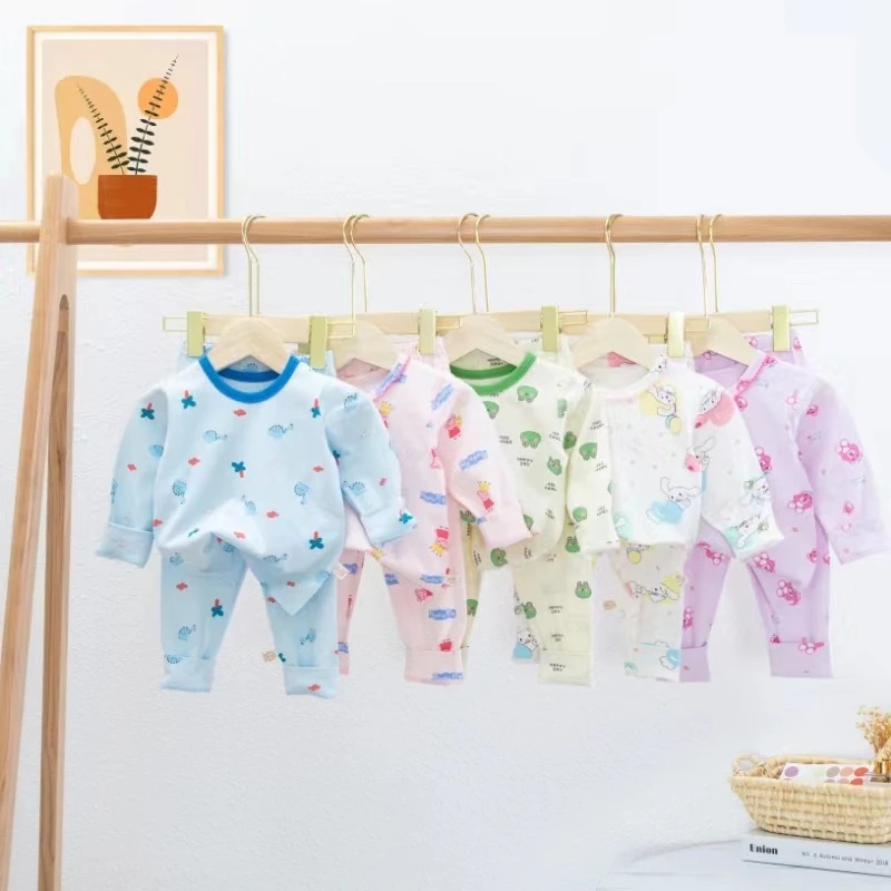 儿童纯棉束口莱卡套装