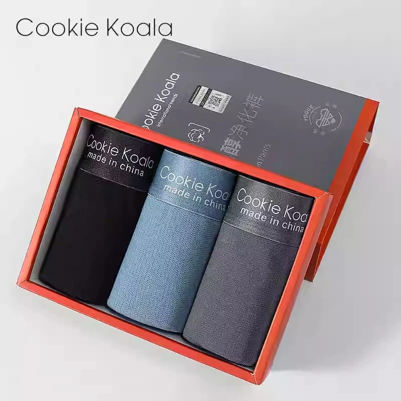 28 新疆棉男士内裤无痕紫杉醇净化抑菌透气舒适中腰男士平角裤