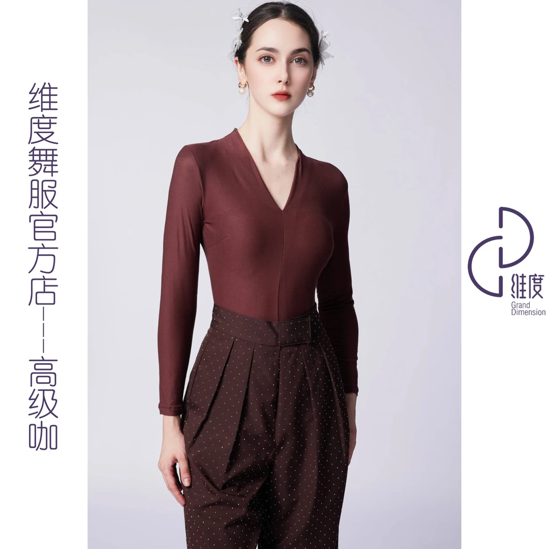【维度舞服】S18新品女士上衣摩登舞蹈服