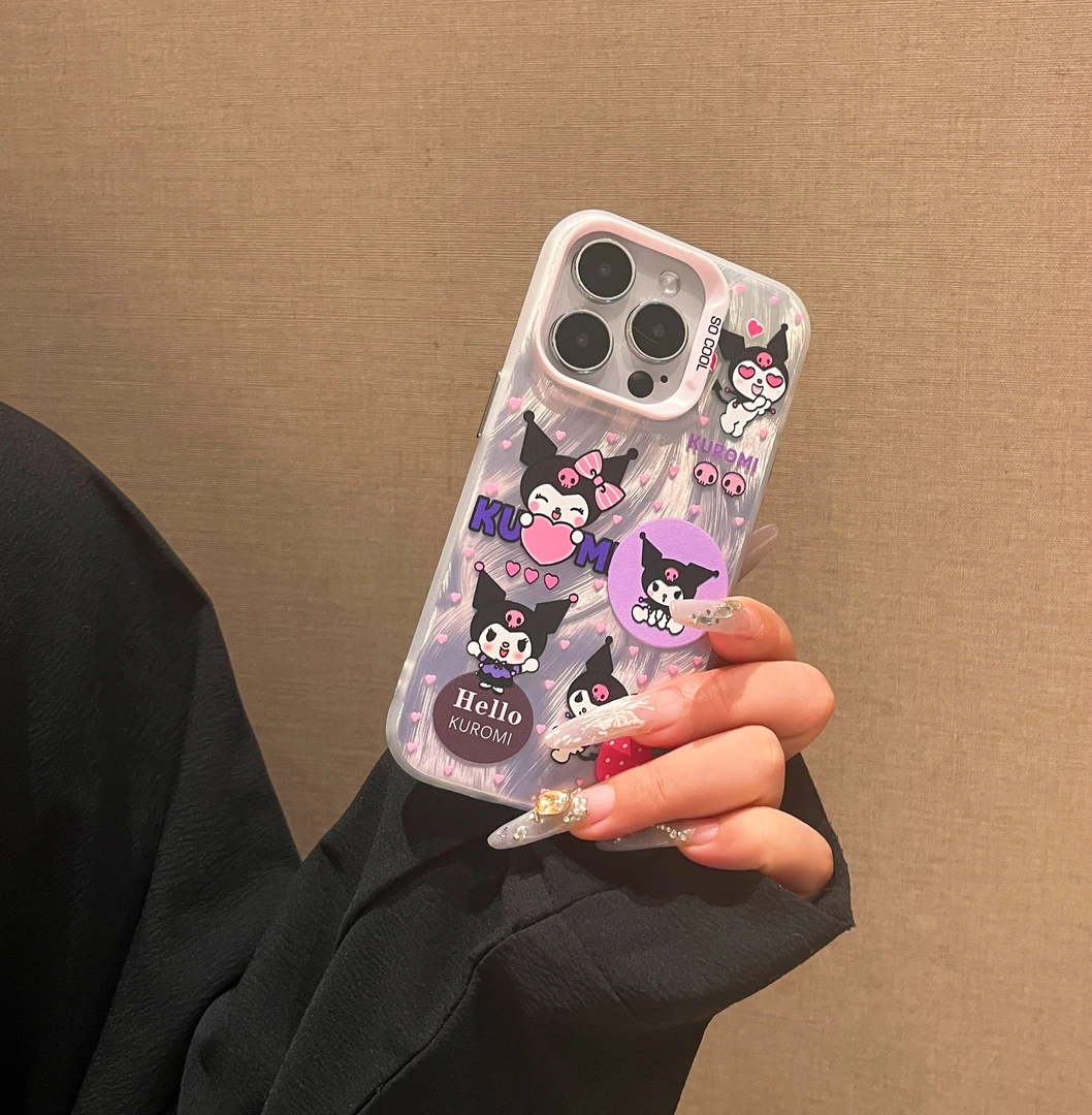 （库洛米多）大羽纱手机壳苹果15iphone13华为vivo荣耀vivo一加小米