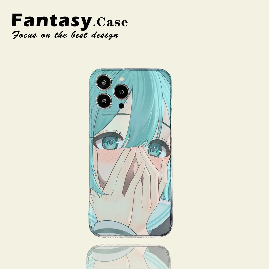 (初音未来)硅胶手机壳苹果15iphone13华为vivo荣耀vivo一加小米