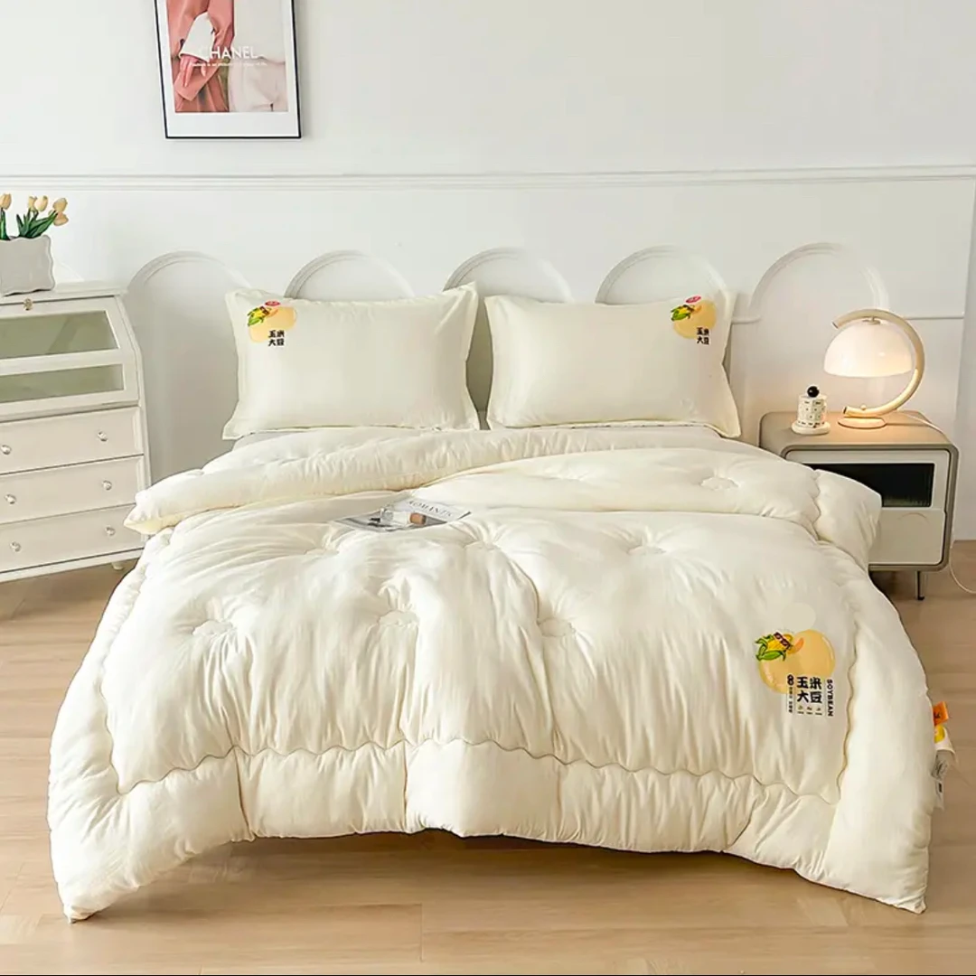 冬季加厚被子玉米糯糯被A类母婴大豆被秋冬被子学生被双人被
