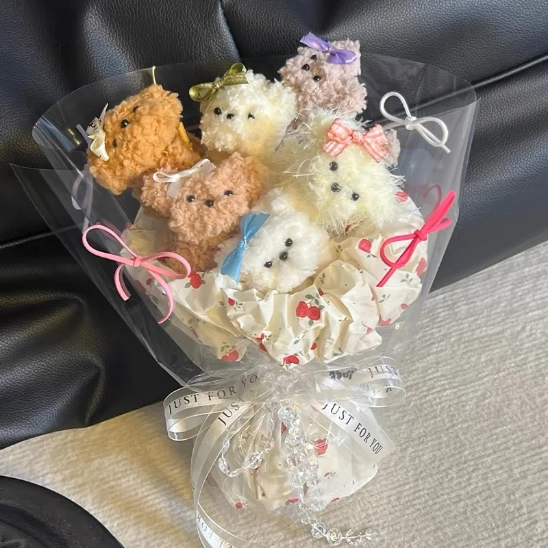 七夕情人节礼物修狗花束生日小狗送情侣闺蜜创意可爱小众扭扭棒D