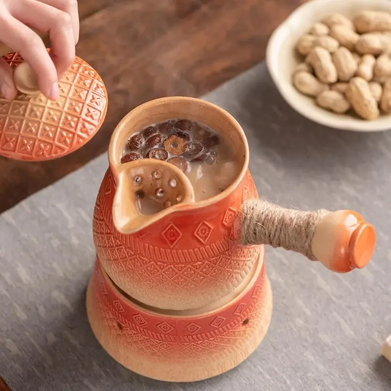 可干烧罐罐煮茶壶器陶罐煮奶茶炒茶户外酒精炉烧水煮茶壶具套装GQ