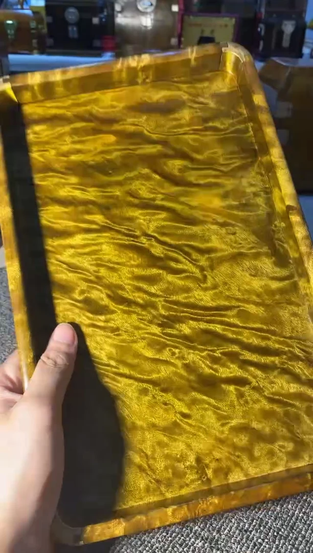 【闪购商品】金丝楠木艺阴沉文承盘F25