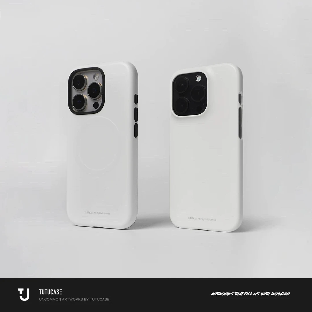 TUTUCASE｜原创设计韩国进口磨砂菲林手机壳 洗白白 C060