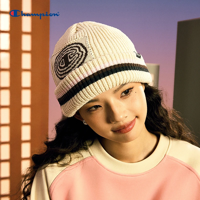Champion冠军Molly冷帽Molly Beanie时尚休闲撞色毛线帽U4DACCU70
