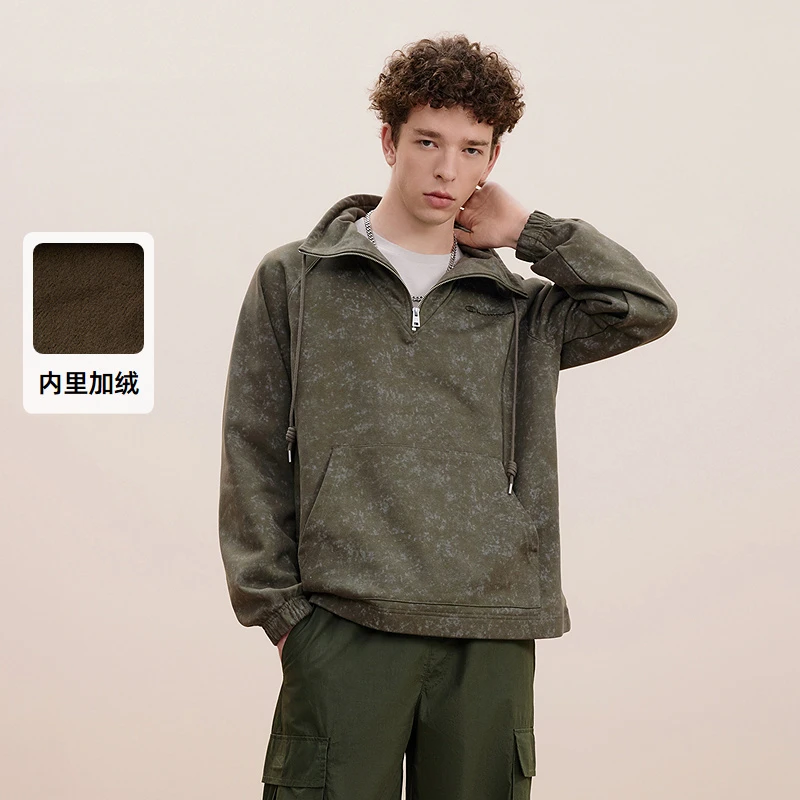 Champion冠军半拉链小刺绣logo半拉链卫衣U4CSWSM085