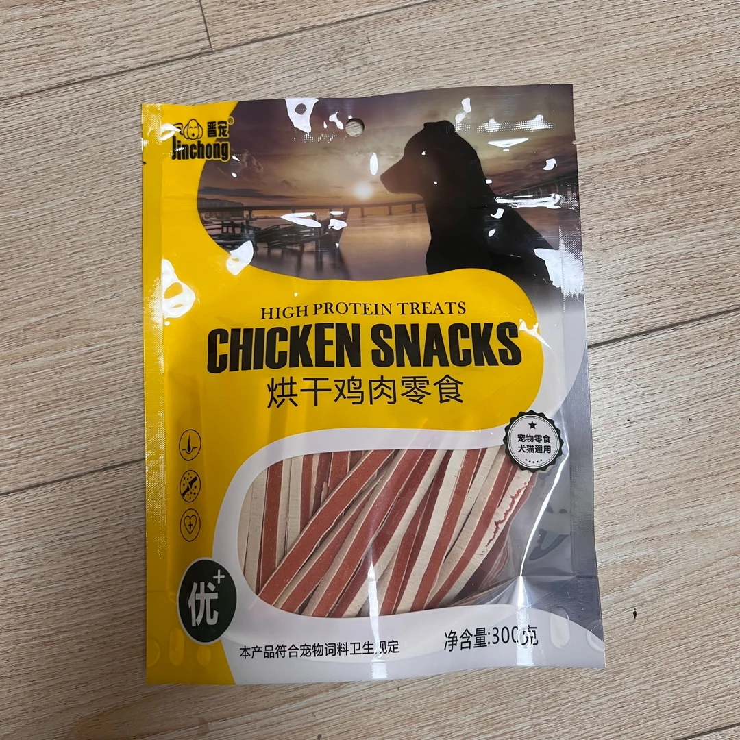 小七专属鸡肉三明治条 300克/袋 宠物零食狗狗零食犬猫通用狗粮