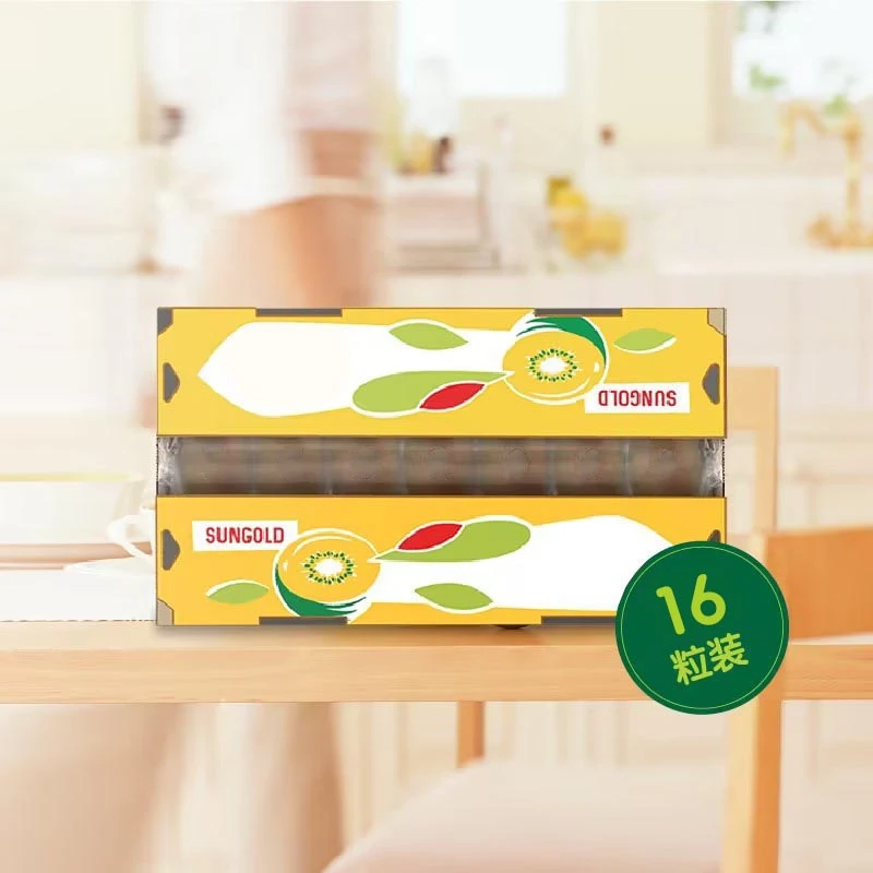 新西兰阳光金奇异果16颗装原箱(加赠奇异兄弟公仔款式随机)