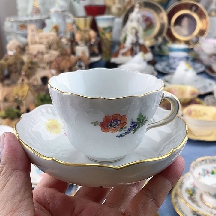 瓷器摆件中古高端欧瓷