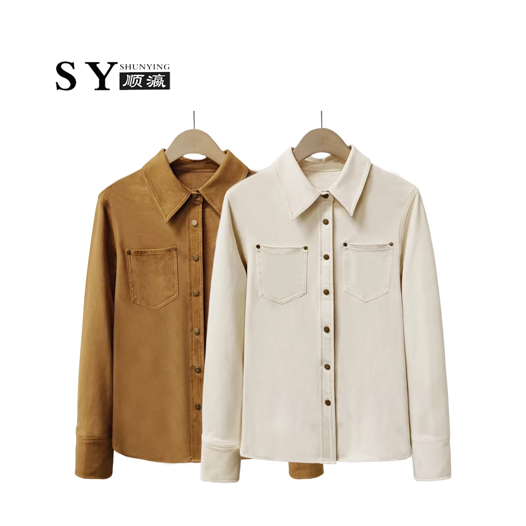 【顺瀛】新款时尚设计感简约小众新款法式气质百搭长袖衬衫SY1180