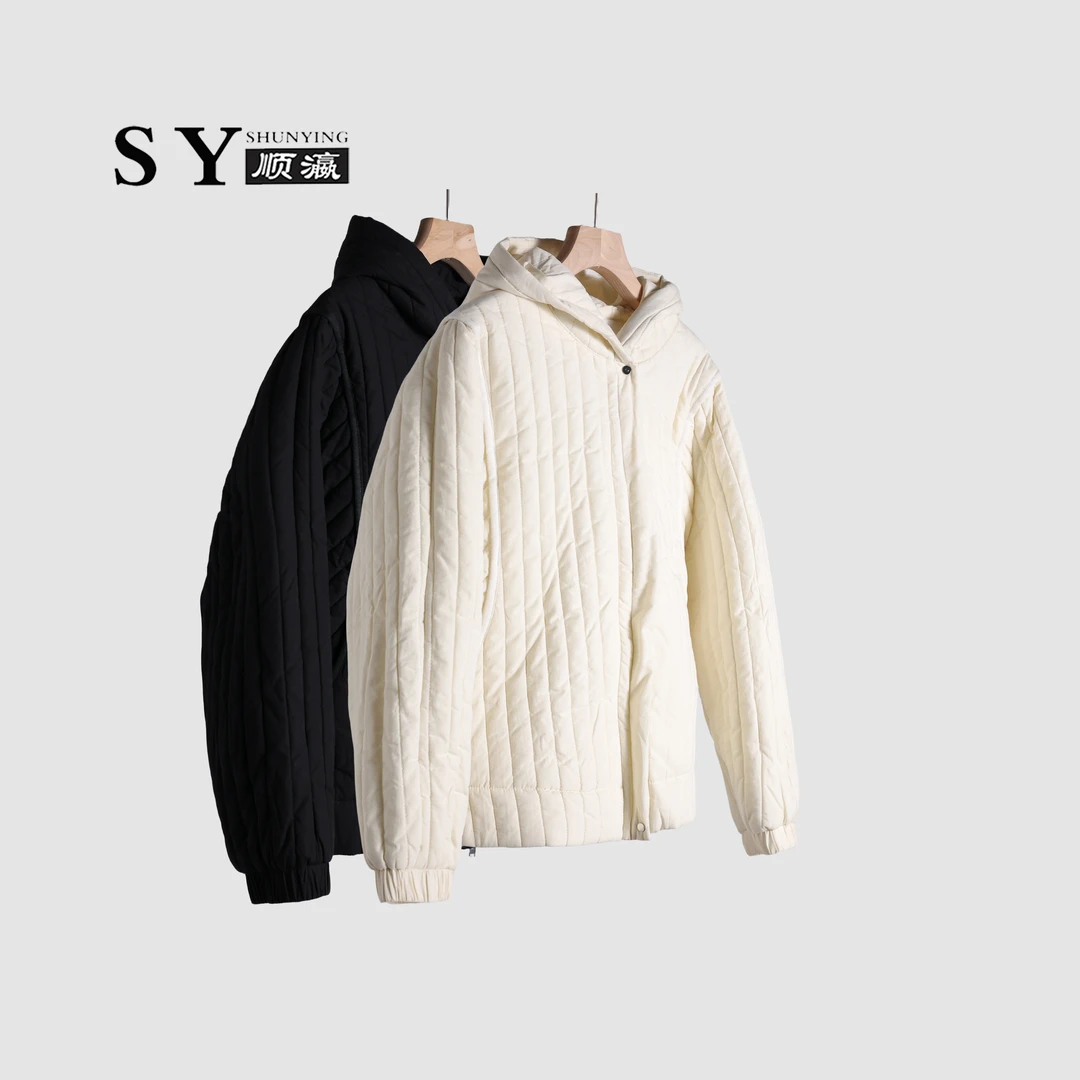 顺瀛【伯爵夫人棉服】超飒！竖坑条超藏肉显瘦SY909B296