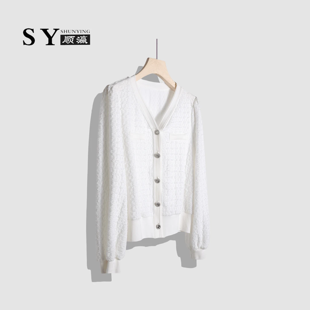 【顺瀛】薄款轻奢气质百搭时尚长袖设计师女士小外套SY73204