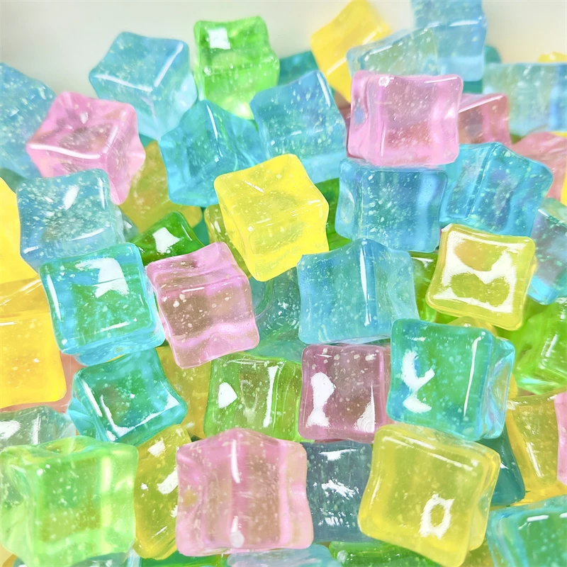 18mm夜光星空 手工DIY仿真冰块