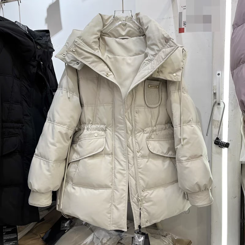 LMZ 欧货收腰羽绒服8857(衣长74)