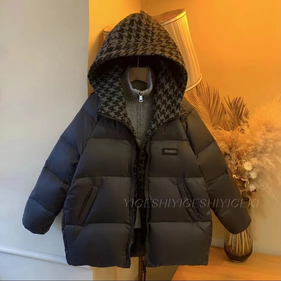 男童冬装羽绒服2023新款中大儿童冬季白鸭绒高档外套加厚保暖潮款