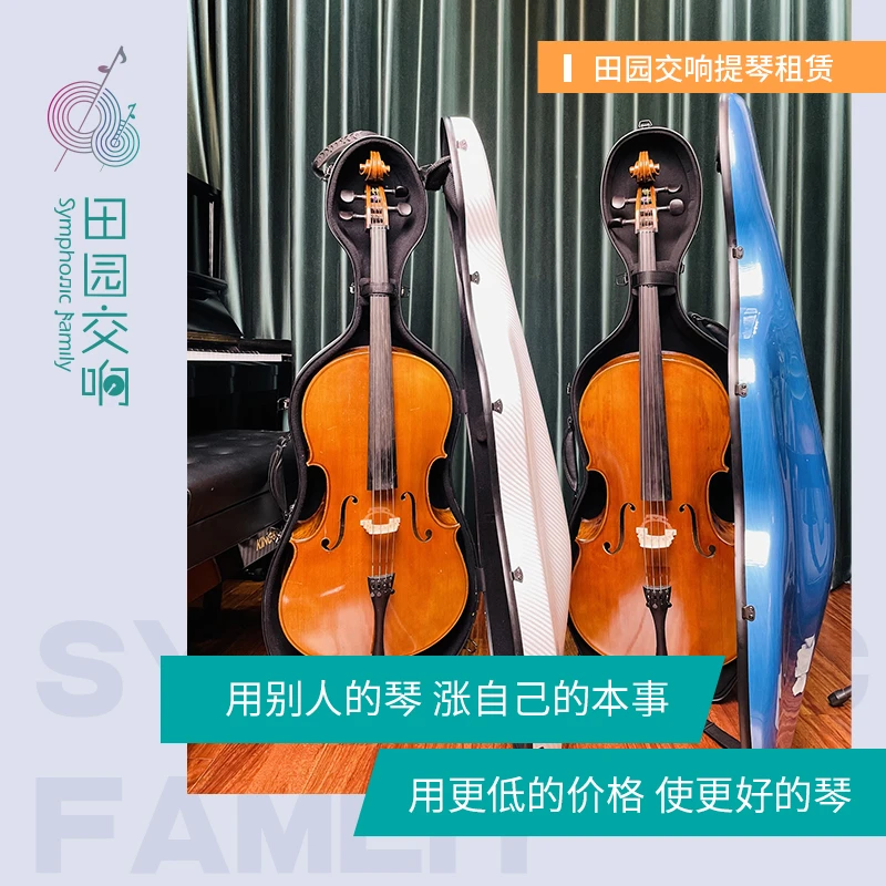 提琴出租：田园交响手工小提琴、手工大提琴（来回运费需自理）