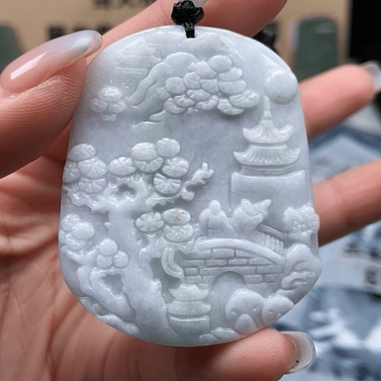 翡翠颈饰未镶嵌微瑕福利