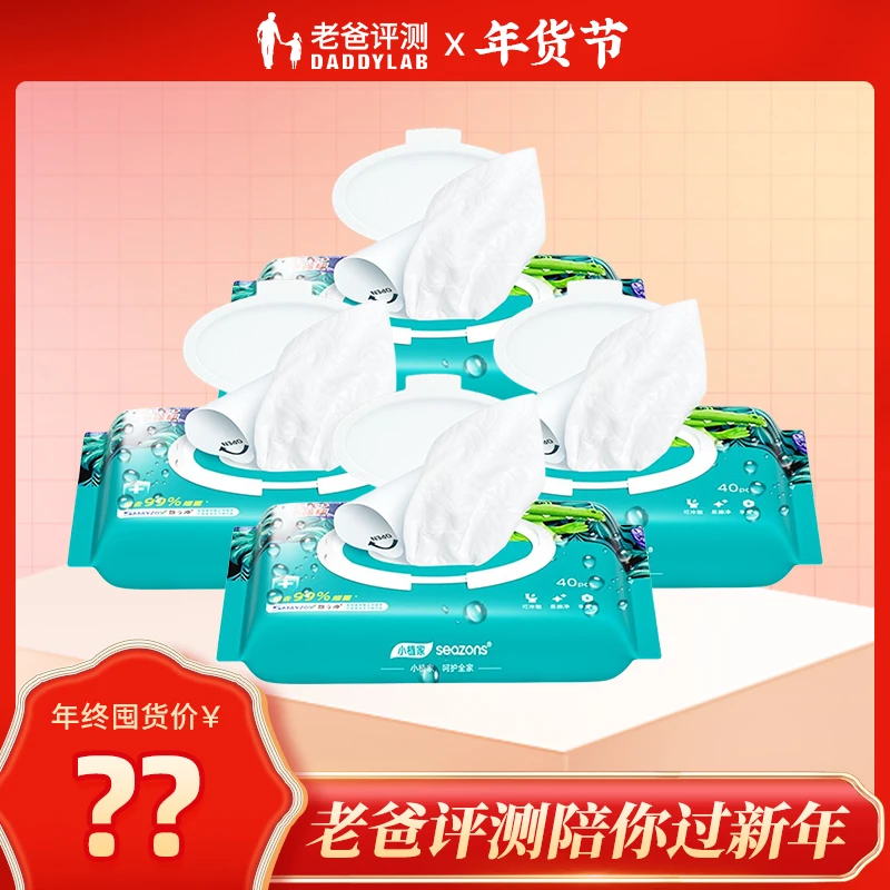 老爸评测湿厕纸家庭实惠装厕所可冲擦屁股洁厕湿巾4包