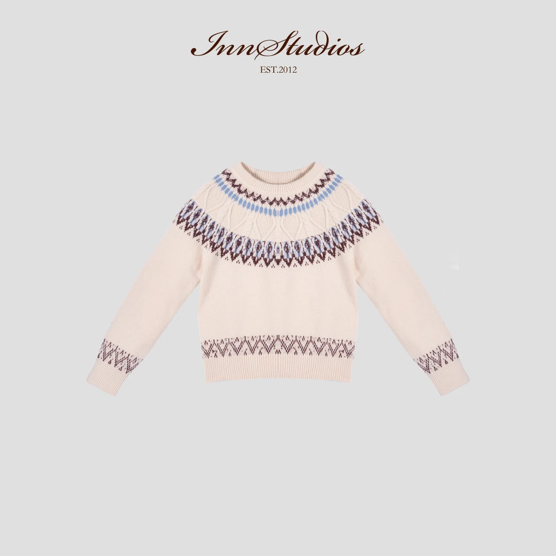 Innstudios 重工满分羊毛加厚费尔岛毛衣