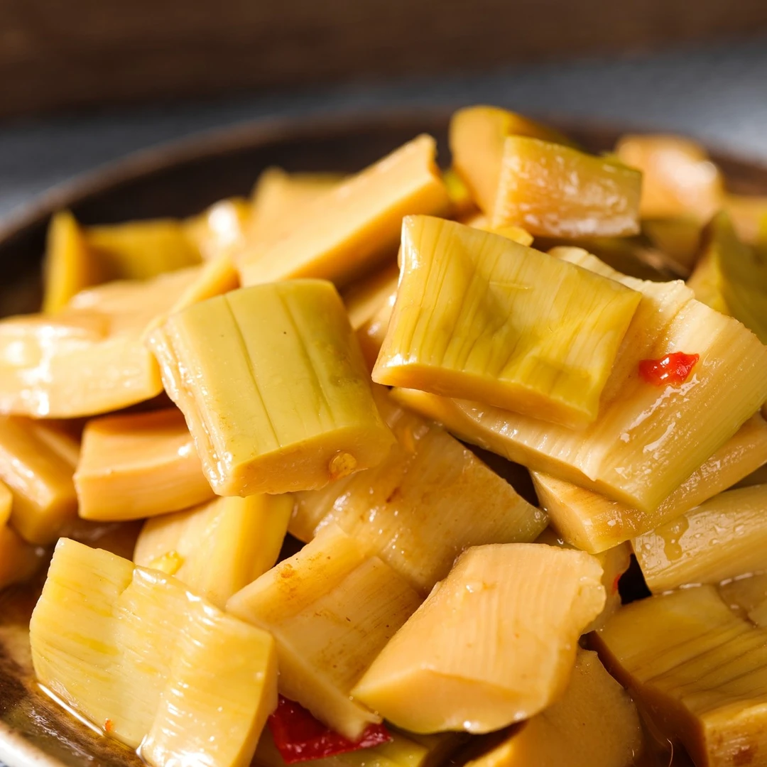 炭烤笋排竹笋开袋即食小菜农家下饭菜酒店开胃菜袋装零食材油焖笋