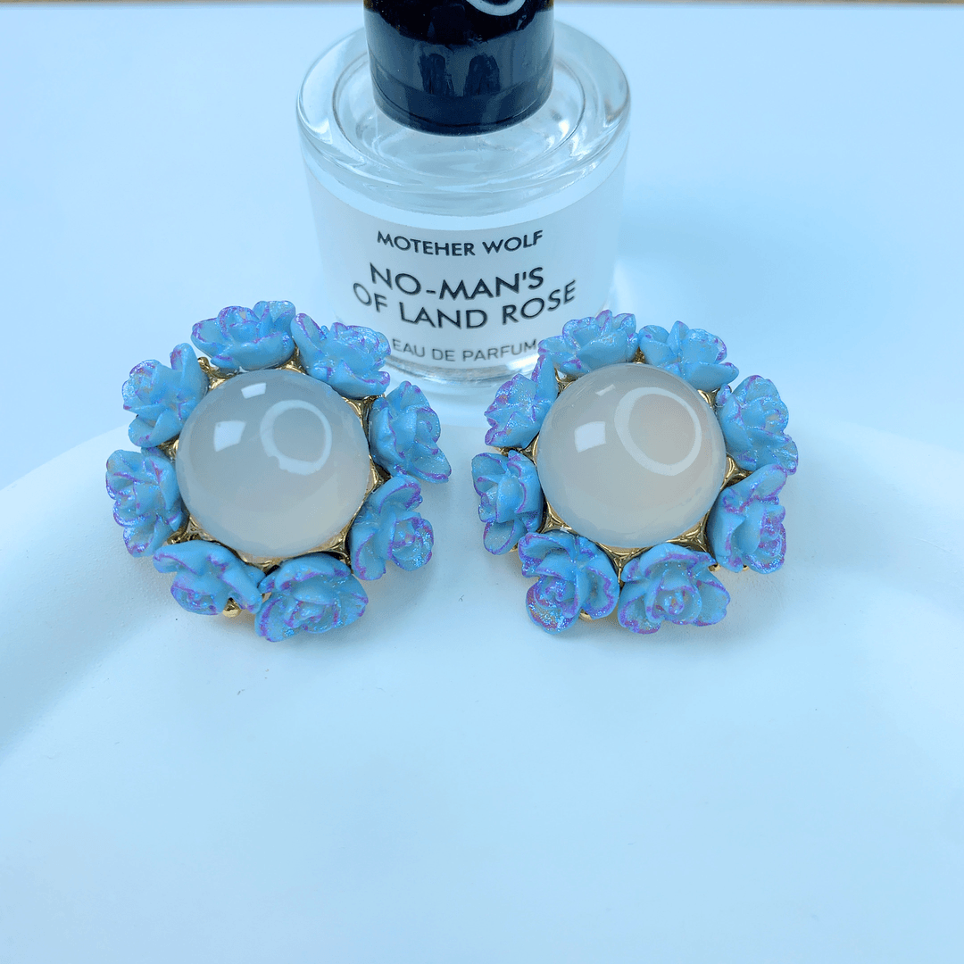 铜合金耳饰 买三送一 1108手工气质轻奢时尚百搭复古中古精致耳钉