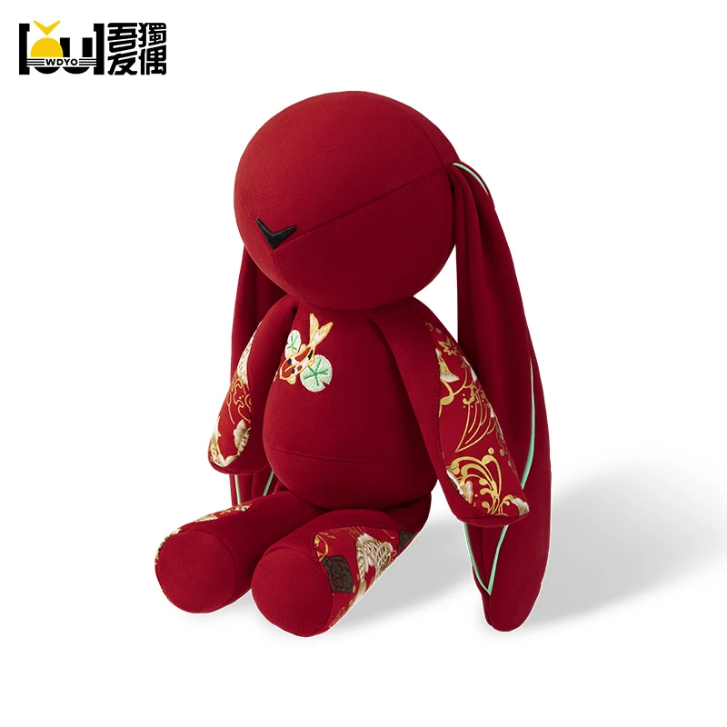 吾独友偶 可可兔好运连连 兔年吉祥物公仔国潮生肖玩偶本命年礼物