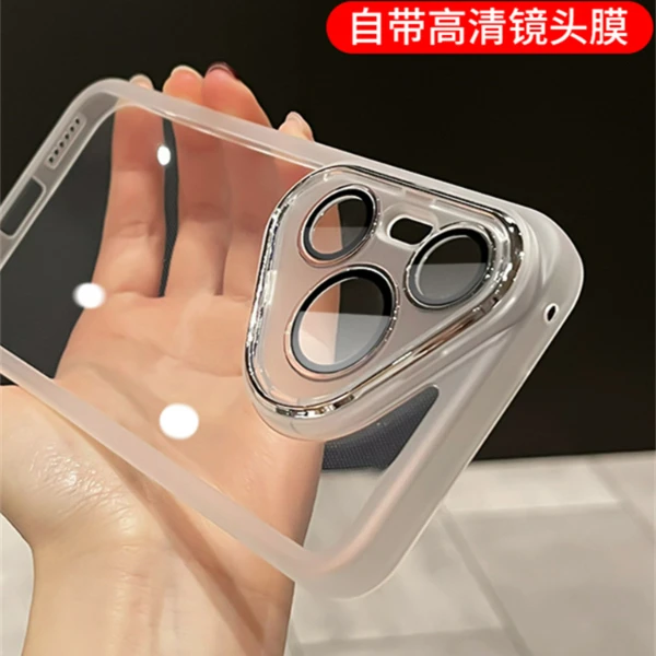 华为P70手机壳Mate60Pro自带镜头膜50简约Nova12硅胶透明保护软壳