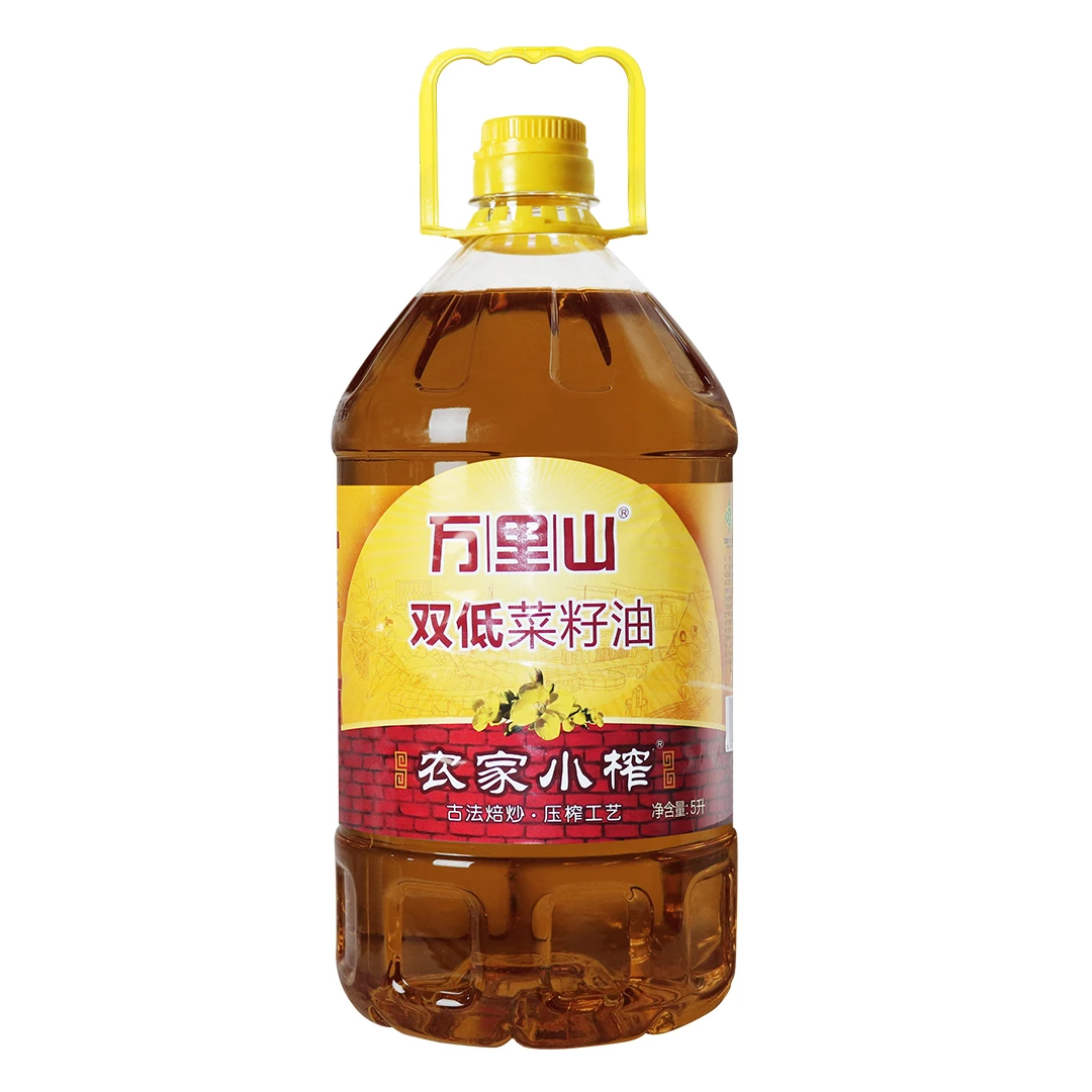 谷城万里山 双低菜籽油5L 农家小榨