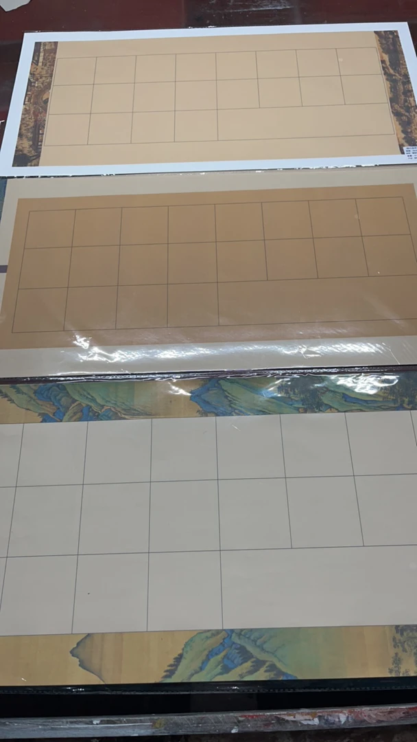 L620,四尺四开蜡染宣纸半生熟10张/20格