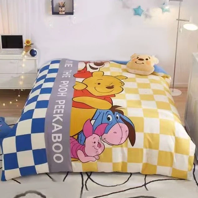 【单人被】150*200维尼大家族十层A类纯棉纱布空调被加厚单人