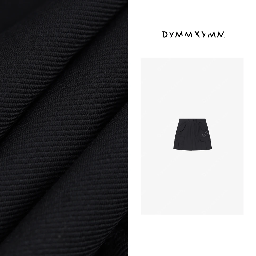 【DYMMXYMM】-秋冬小众设计师高级感口袋时装工装半裙-W7003