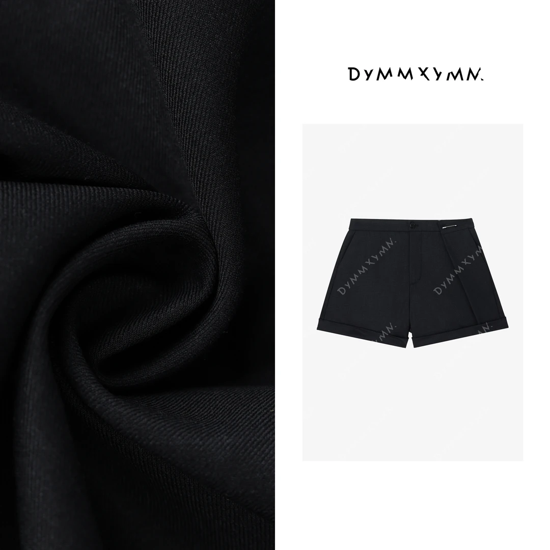 【DYMMXYMM】-设计师气质时尚小众高级感针饰短裤-W6058